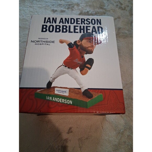 Ian Anderson Autographed Bobblehead Atlanta Braves SGA 8/30  Ian Anderson Bobblehead Atlanta Braves 2022 SGA